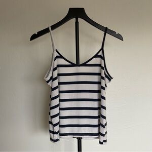 Old Navy Striped Tank Top in Navy and White XS